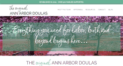 Desktop Screenshot of annarbordoulas.com