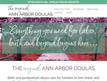 Tablet Screenshot of annarbordoulas.com